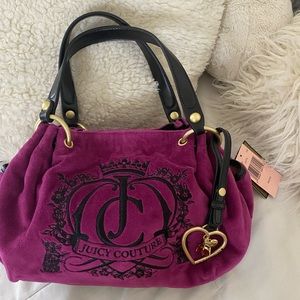 Juicy Couture purple purse bag nwt